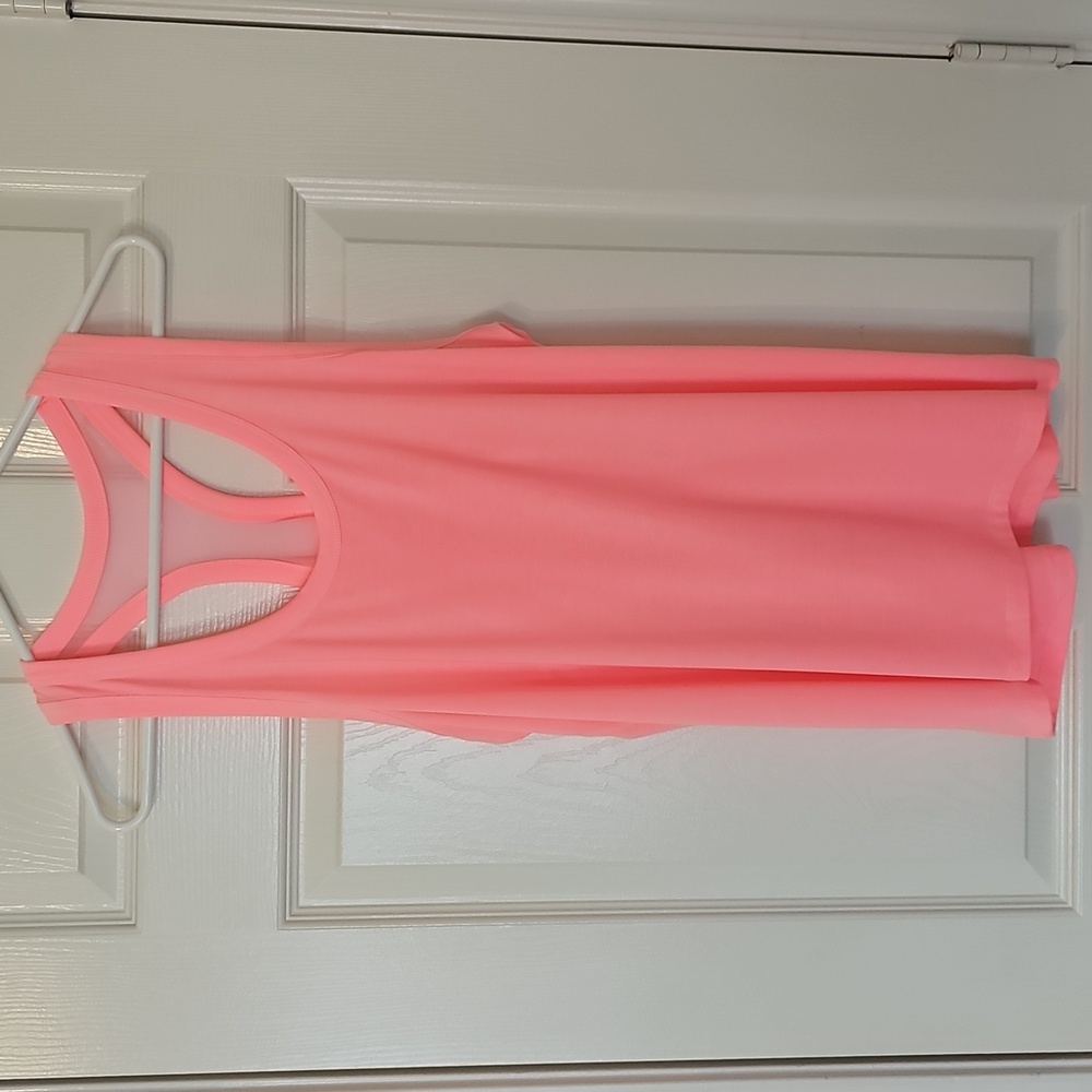 New Athletic Works Women's Tank Mesh Back Bright Pink XL